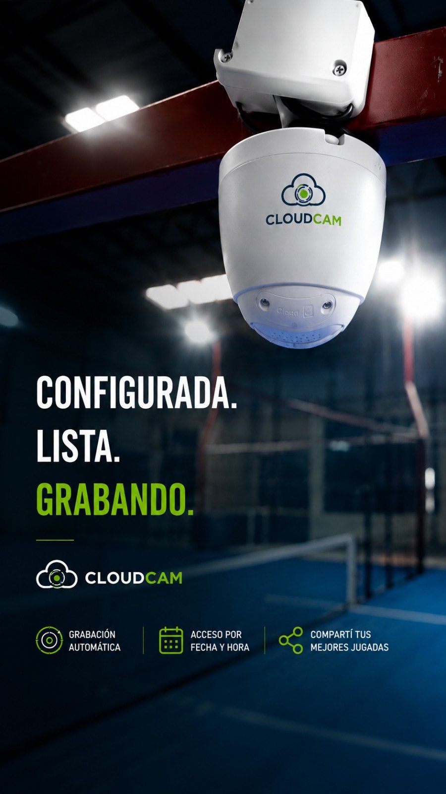 CloudCam para complejos deportivos